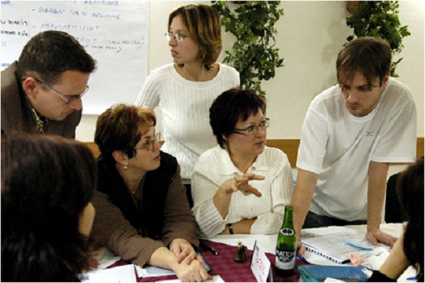 Skupinová diskuze na kurzu Lean Office